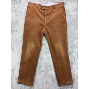VTG J Mclaughlin Men's Corduroy Pants 38x34 Brown Cotton‎ Chino USA